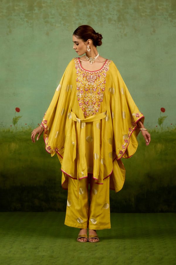 Yellow Kaftan set