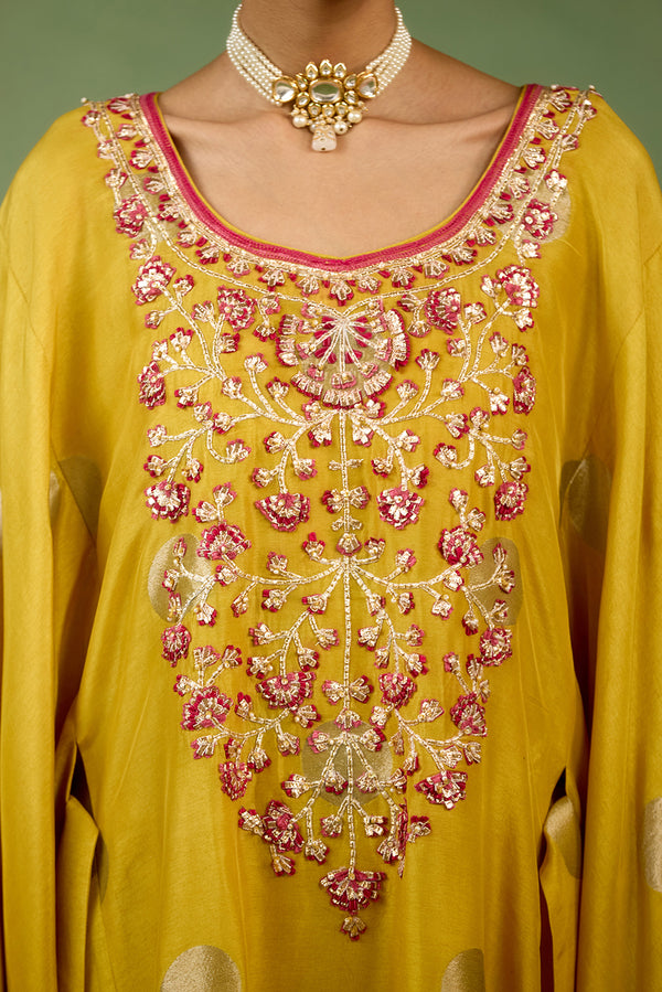 Yellow Kaftan set