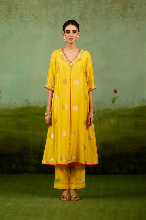 Vibrant Yellow Kurta Set