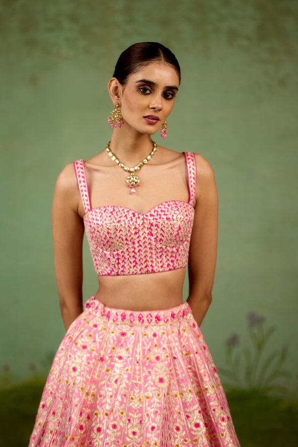Pink Lehenga Set