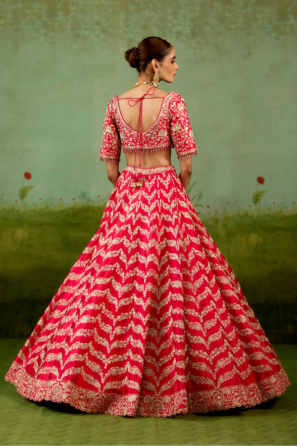 Red Lehenga Set