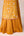 Mustard yellow gota thread embroidered kurta skirt set