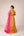 Mustard yellow gota thread embroidered kurta skirt set