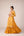 Mustard yellow gota thread embroidered kurta skirt set