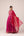 Grape wine pink dori embroidered anarkali set