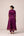 Purple wine dori embroidered angrakha pants set