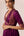 Purple wine dori embroidered angrakha pants set