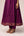 Purple wine dori embroidered angrakha pants set