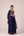 Navy blue dori embroidered anarkali set
