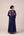 Navy blue dori embroidered anarkali set