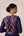 Navy blue dori embroidered anarkali set