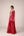 Ribbon red thread embroidered kurta sharara set