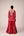 Ribbon red thread embroidered kurta sharara set