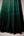Dark green thread embroidered kurta skirt set