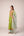 Green thread embroidered kurta set