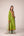 Green thread embroidered kurta set