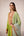 Green thread embroidered kurta set