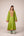 Green thread embroidered kurta set