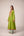 Green thread embroidered kurta set