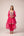 Pink thread embroidered kurta dhoti set