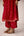 Maroon thread embroidered kurta set