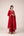 Maroon thread embroidered kurta set