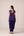 Purple wine zardozi embroidered top dhoti set