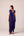 Purple wine zardozi embroidered top dhoti set