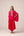 Pink red embroidered kaftan pant set