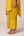 Mustard yellow embroidered kaftan pants set