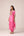 Coral pink embroidered kurta dhoti set