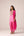 Coral pink embroidered kurta dhoti set