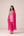 Coral pink embroidered kurta dhoti set