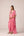 Coral pink embroidered kurta dhoti set