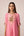 Coral pink embroidered kurta dhoti set