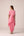 Coral pink embroidered kurta dhoti set