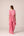 Coral pink embroidered kurta dhoti set