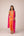 Mustard orange zardozi embroidered top dhoti set.