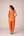Mustard orange zardozi embroidered top dhoti set.