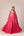 Pink green embroidered kaftan skirt set
