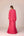 Pink green embroidered kaftan skirt set