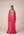Pink green embroidered kaftan skirt set