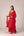 Maroon printed and embroidered kurta pants set