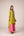 Green zardozi embroidered kurta pants set