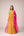 Mustard zardozi embroidered anarkali set