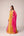 Mustard zardozi embroidered anarkali set