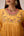 Mustard zardozi embroidered anarkali set