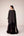 Black zardozi embroidered kaftan skirt set