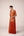 Rust orange zardozi embroidered kurta sharara set