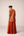 Rust orange zardozi embroidered kurta sharara set